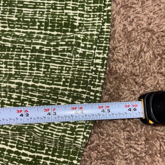 Gilli Jordan Knit Green and White Pockets V Neck Flutter Jumpsuit Sz 2X NWT - Picture 9 of 12